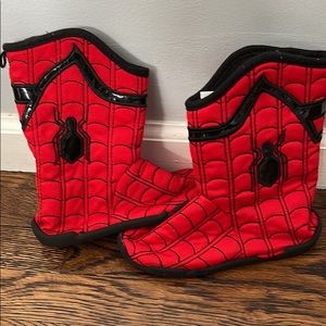 Spider man slippers / costume boots